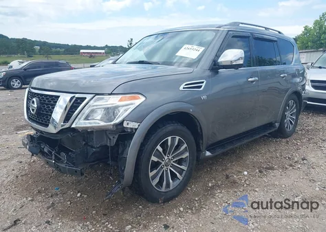 2020 Nissan Armada Sl 4Wd z USA, uszkodzony, nr VIN JN8AY2NCXL9618748